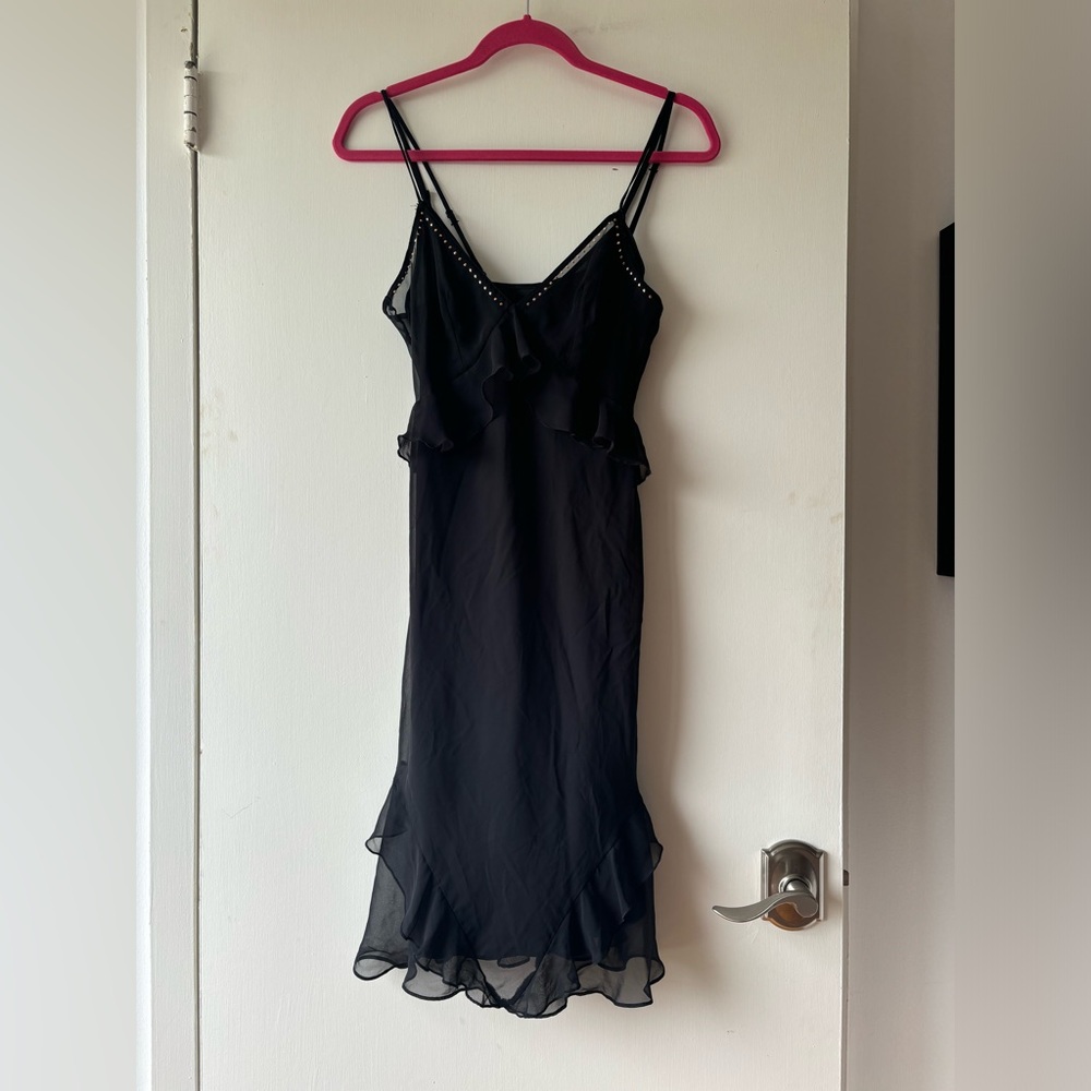Vintage Black Midi Victoria’s Secret Dress S/P